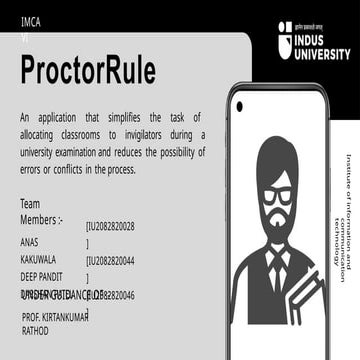 Proctor Management System | PPT