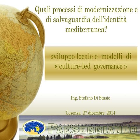 sviluppo locale e modelli di governance culture led