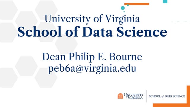 The UVA School of Data Science