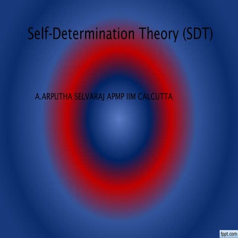 Self determination theory | PPT