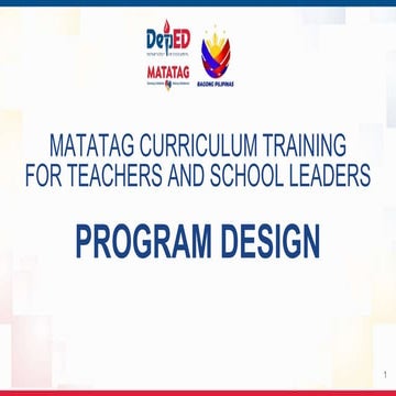 SD_The MATATAG Curriculum Training Design.pptx