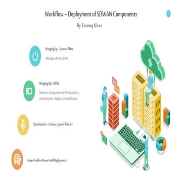 Cisco SDWAN - Components Deployment Workflow