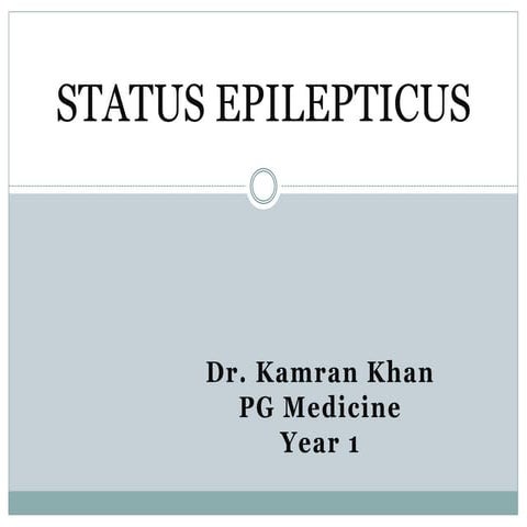 Status Epilepticus