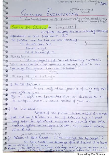 Software Engineering (SE) Notes
