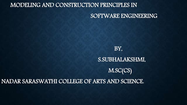Software engineering