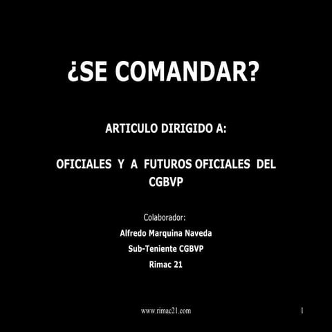 Se Comandar 