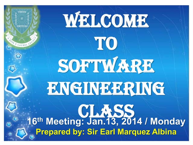 Soft Eng 1st PPT