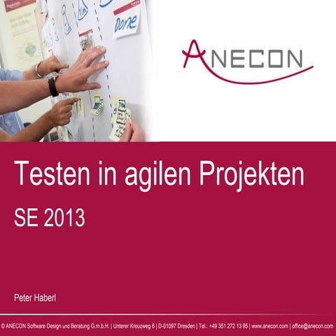 SE2013 ANECON Testen in agilen Projekten