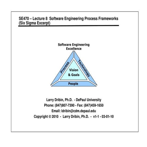 Se470 W10 L 8   Six  Sigma V1 1