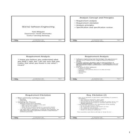 Se6162 analysis concept and principles