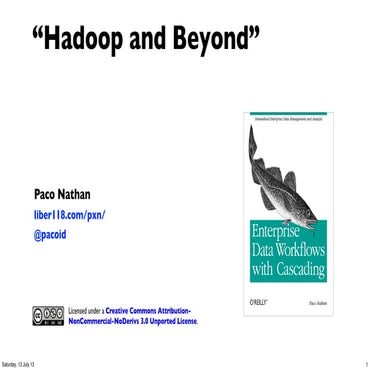 Seattle Data Geeks: Hadoop and Beyond