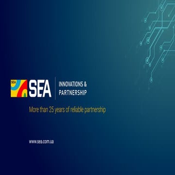 SEA Company. Innovations and Efficiency | PDF