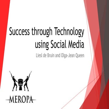Success through Technology using Social Media 