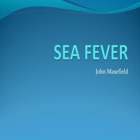 Sea fever