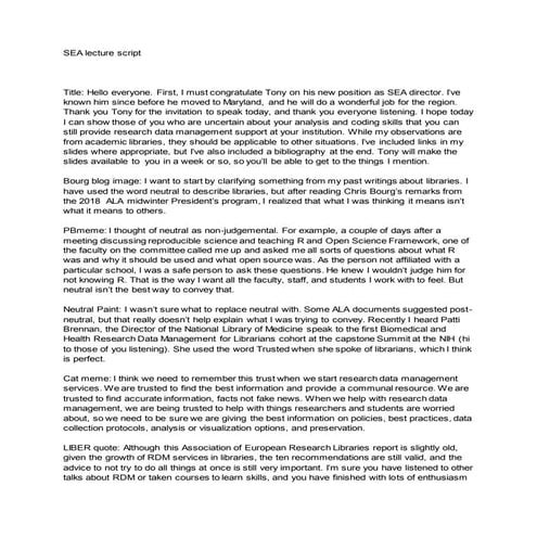 NNLM SEA webinar June 2018 script