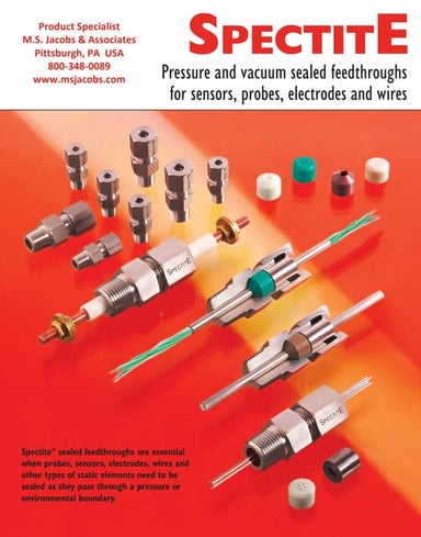 Sealed Vacuum and Pressure Feedthrough Fittings