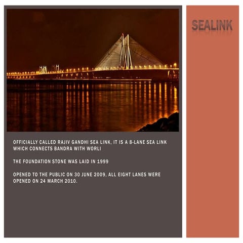 Sea link CASE STUDY