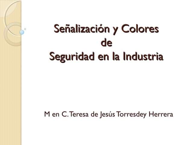 Señalitica y colores en la industria 
