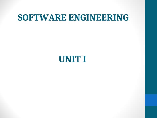20IT402 - SOFTWARE ENGINEERING ALL UNITS PPT