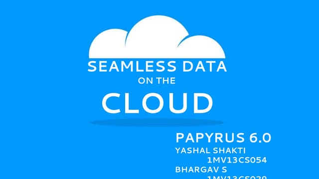 Seamless data on the cloud