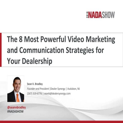 The 8 Most Powerful Video Marketing and Communication Strategies - NADA Show ...