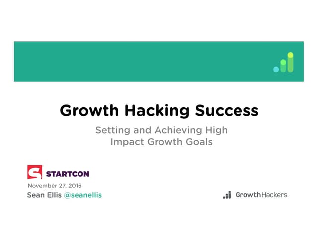 Setting and Achieving Growth Goals