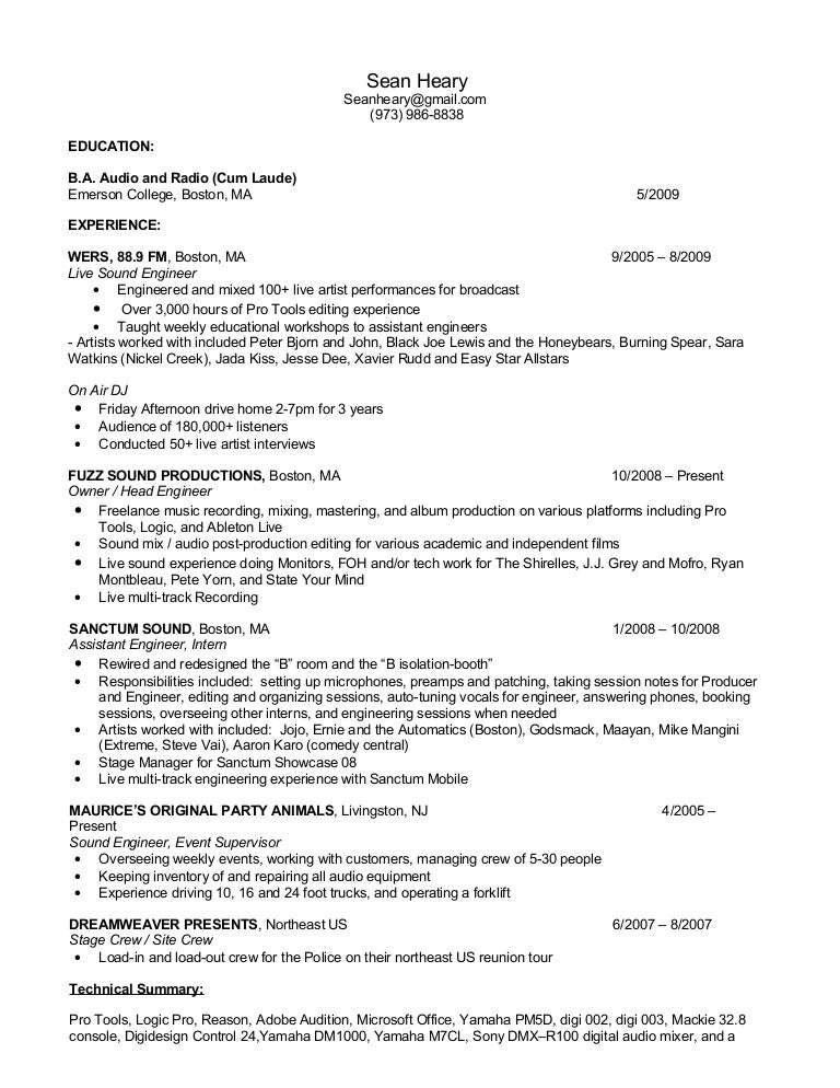 live sound engineering salary