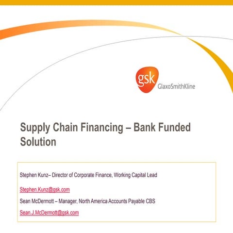 Supply chain finance models Part 1: bank-agnostic models, bank-funded and man...
