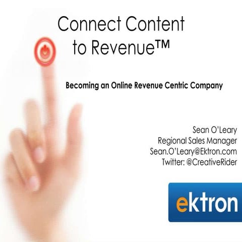 Sean O Leary Slide Deck