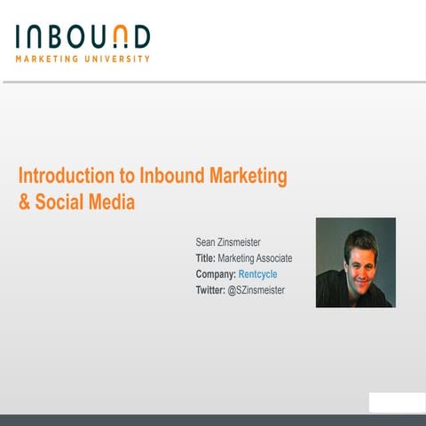Inbound Marketing & Social Media