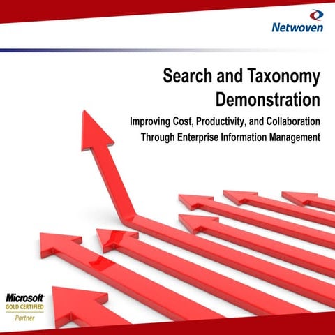 Search and Taxonomy Demonstration