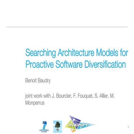 Search Diverse Models for Proactive Software Diversification