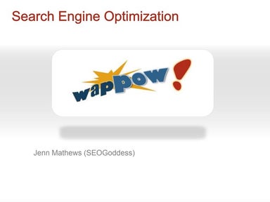 SEO with the SEOGoddess Workshop