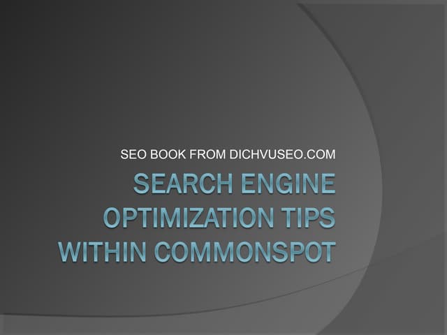 Search engine-optimization-tips