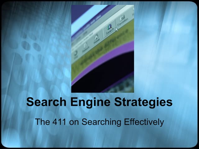 Search  Engine  Strategies