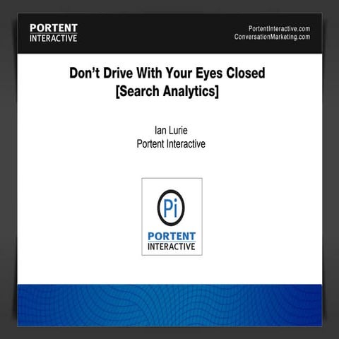 Search Marketing Analytics