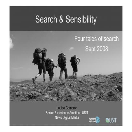 Search And Sensibilty Four Tales Of Search