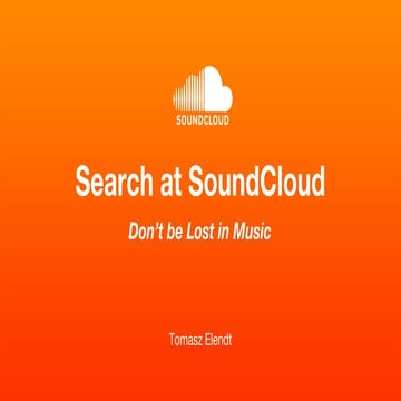Search at SoundCloud