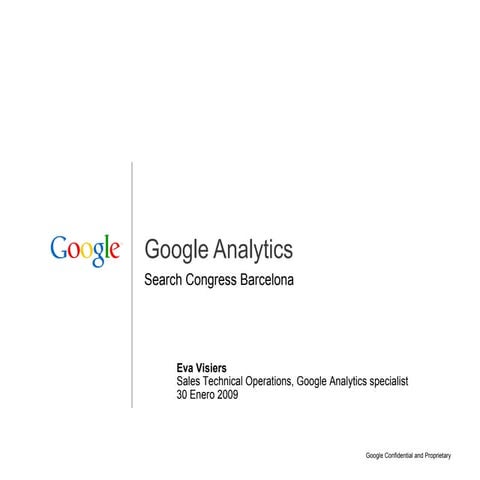 Manual google analytics | PPTX