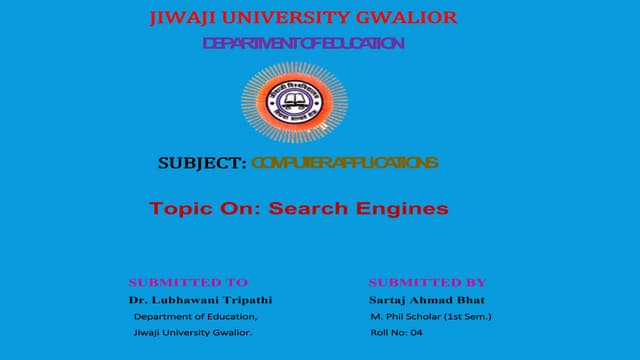 SEARCH ENGINE