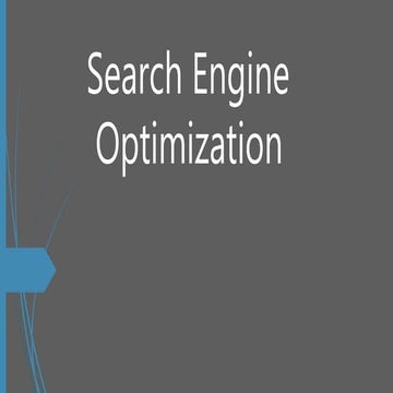Search Engine Optimizaation