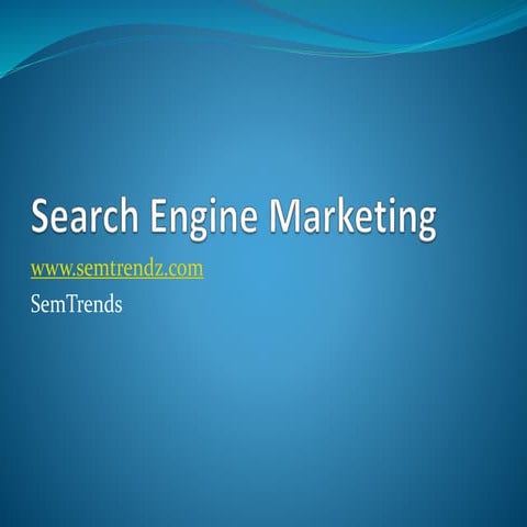 Search engine marketing