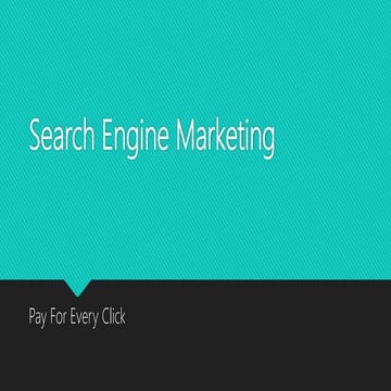Search Engine Marketing