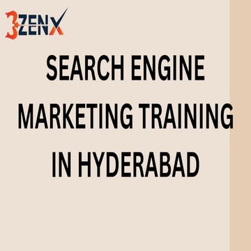 Search Engine Marketing (SEM)  training institute in Hyderabad
