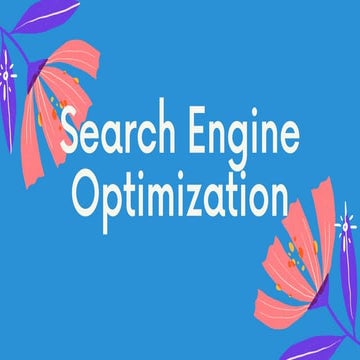 Search engine optimization