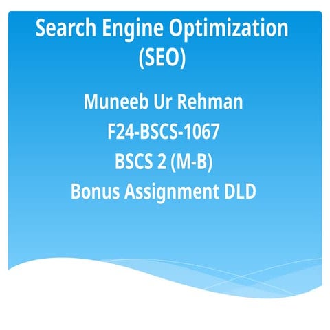 Search Engine Optimization (SEO) for Website Success