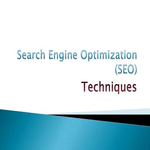 Search engine optimization (seo) process | PPT