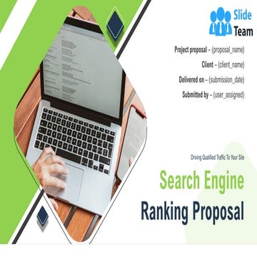 Search Engine Ranking Proposal PowerPoint Presentation Slides