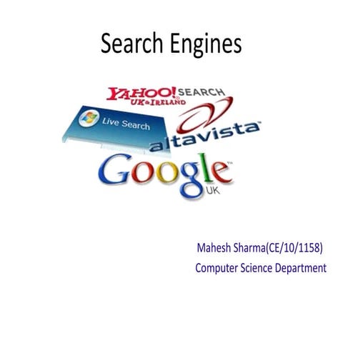 Search engines
