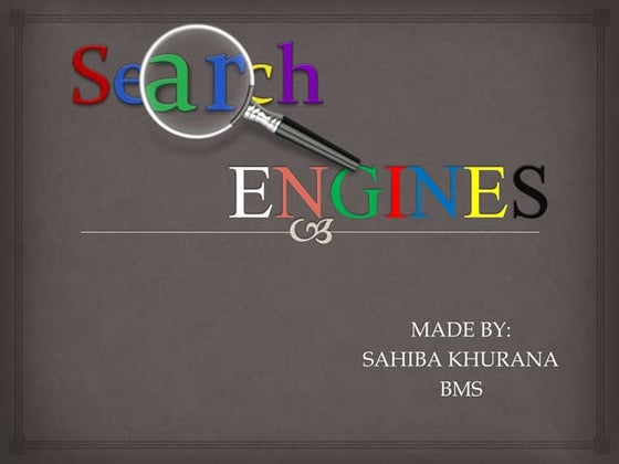 Search engines